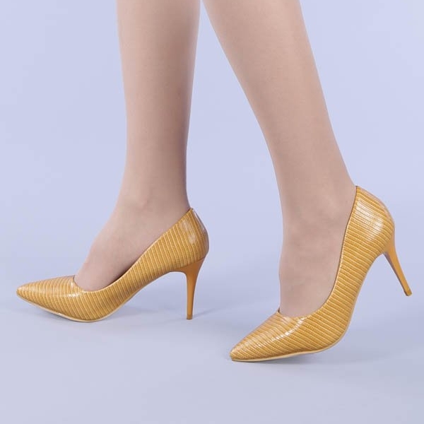 Γυναικεία παπούτσια Minerva κίτρινα - Kalapod.gr